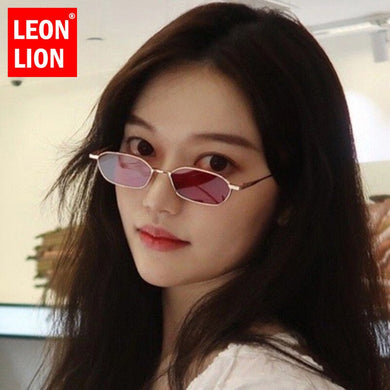 LeonLion 2023 Sunglasses Women Retro Punk Women Sun Glasses  Brand Designer Sunglasses For Women Metal Gafas De Sol Mujer