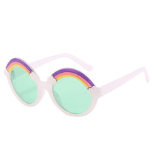 Load image into Gallery viewer, LeonLion 2023 Sunlasses Child Round Rainbow Sunglasses Baby Glasses Brand Design Sunglasses Child Ocean Lens Spectacle