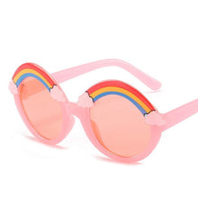 Load image into Gallery viewer, LeonLion 2023 Sunlasses Child Round Rainbow Sunglasses Baby Glasses Brand Design Sunglasses Child Ocean Lens Spectacle