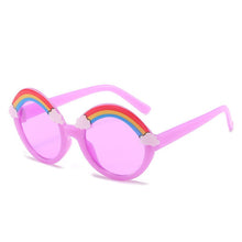 Load image into Gallery viewer, LeonLion 2023 Sunlasses Child Round Rainbow Sunglasses Baby Glasses Brand Design Sunglasses Child Ocean Lens Spectacle