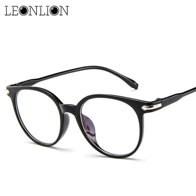 LeonLion 2023 Transparent Jelly Color Sunglasses Women  Round Candies Lens Lady Sun Glasses Outdoor Shopping Metal Glasses