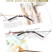 Load image into Gallery viewer, LeonLion 2023 Triangle Glasses Frame Women  Retro Eyewear Frames Women/Men Cateye Eyeglasses Women Vintage Oculos De Sol