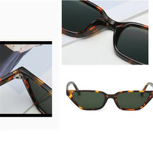 Load image into Gallery viewer, LeonLion 2023 Vintage Leopard Sunglasses Women Cat Eye Retro Female Shopping Sun Glasses Women Small Square Eyewear Men