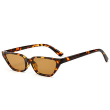 Load image into Gallery viewer, LeonLion 2023 Vintage Leopard Sunglasses Women Cat Eye Retro Female Shopping Sun Glasses Women Small Square Eyewear Men