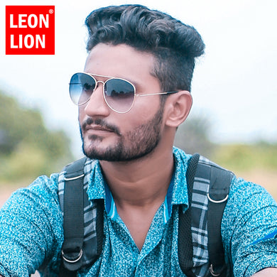 LeonLion 2023 Vintage Pilot Sunglasses Men Candy Colors  Sun Glasses For Men/Women Brand Designer Gafas De Sol Mujer