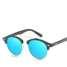 Carica l'immagine nel visualizzatore di Gallery, LeonLion 2023 Vintage Round Sunglasses Men Polarized  Retro Glasses Driving Mirror Lunette De Soleil Homme UV400