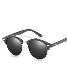 Carica l'immagine nel visualizzatore di Gallery, LeonLion 2023 Vintage Round Sunglasses Men Polarized  Retro Glasses Driving Mirror Lunette De Soleil Homme UV400