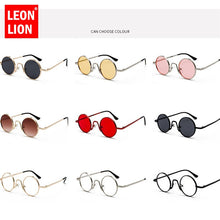 Load image into Gallery viewer, LeonLion 2023 Vintage Round Sunglasses Small Face Women/Men Sun Glasses Femle Goggles Shopping Street Beat Lunette De Soleil