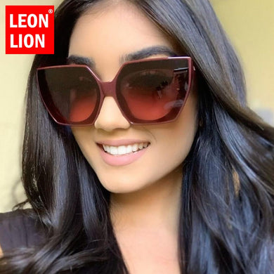 LeonLion 2023 Vintage Square Sunglasses Women Cateye Sun Glasses Men  Brand Eyeglasses Female Gafas De Sol Hombre UV400