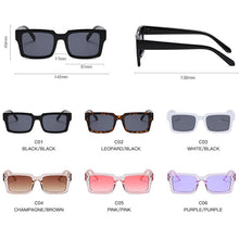 Load image into Gallery viewer, LeonLion 2023 Vintage Square Sunglasses Women/Men  Eyewear Women Retro Glasses for Women Mirror Gafas De Sol Hombre UV400