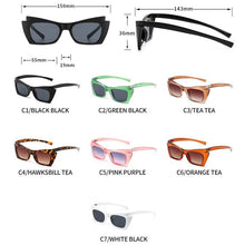 Load image into Gallery viewer, LeonLion 2023 Cat Eye Sunglasses Women Vintage Gradient Small Sun Glasses Women/Men Brand Designer Eyewear Elegant Gafas De Sol