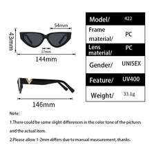 Load image into Gallery viewer, LeonLion 2023 Cateye Sunglasses Women  Brand Eyewear Women/Men Vintage Sun Glasses Cat Eye Lentes De Sol Mujer