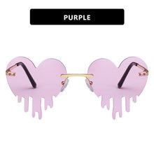 Load image into Gallery viewer, LeonLion 2023 Heart Retro Sunglasses Women Brand Designer Glasses For Women/Men Funny Eyewear Women Mirror Oculos De Sol Gafas