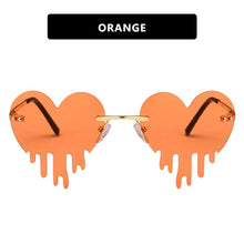 Load image into Gallery viewer, LeonLion 2023 Heart Retro Sunglasses Women Brand Designer Glasses For Women/Men Funny Eyewear Women Mirror Oculos De Sol Gafas