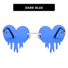 Load image into Gallery viewer, LeonLion 2023 Heart Retro Sunglasses Women Brand Designer Glasses For Women/Men Funny Eyewear Women Mirror Oculos De Sol Gafas