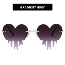 Load image into Gallery viewer, LeonLion 2023 Heart Retro Sunglasses Women Brand Designer Glasses For Women/Men Funny Eyewear Women Mirror Oculos De Sol Gafas