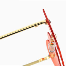 Load image into Gallery viewer, LeonLion 2023 Heart Retro Sunglasses Women Brand Designer Glasses For Women/Men Funny Eyewear Women Mirror Oculos De Sol Gafas