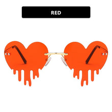 Load image into Gallery viewer, LeonLion 2023 Heart Retro Sunglasses Women Brand Designer Glasses For Women/Men Funny Eyewear Women Mirror Oculos De Sol Gafas