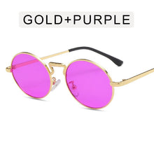 Load image into Gallery viewer, LeonLion 2023 Metal Round Sunglasses Women Vintage  Glasses Women/Men Brand Designer Eyewear Women Gafas De Sol Hombre