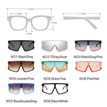 Load image into Gallery viewer, LeonLion 2023 Oversized Sunglasses Women  Glasses Women Punk Glasses Brand Designer Eyewear For Women Retro Gafas De Mujer