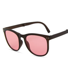Load image into Gallery viewer, LeonLion 2023 Portable Folding Sunglasses Women Vintage Eyewear for Women/Men Polarized Glasses Men Designer Lentes De Sol Mujer