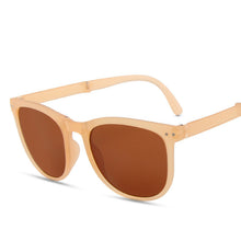 Load image into Gallery viewer, LeonLion 2023 Portable Folding Sunglasses Women Vintage Eyewear for Women/Men Polarized Glasses Men Designer Lentes De Sol Mujer