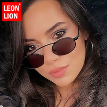 Load image into Gallery viewer, LeonLion 2023 Punk Retro Sunglasses Women Round Eyewear Women/Men Brand Designer Glasses Women Mirror Gafas De Sol Para Hombre