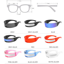 Load image into Gallery viewer, LeonLion 2023 Punk Sunglasses Women Rimless One-piece Eyeglasses Women/Men Brand Designer Glasses Women Lentes De Sol Mujer