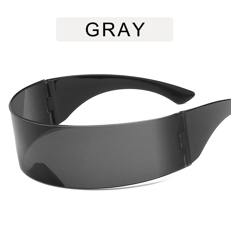 LeonLion 2023 Punk Sunglasses Women Rimless One-piece Eyeglasses Women/Men Brand Designer Glasses Women Lentes De Sol Mujer