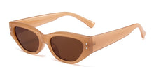 Load image into Gallery viewer, LeonLion 2023 Retro Cat Eye Sunglasses Women Vintage Small Eyewear Women/Men Rivet Sun Glasses Female  Brand Eyewear UV400