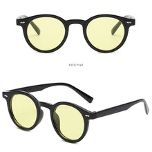 Load image into Gallery viewer, LeonLion 2023 Retro Round Sunglasses Women Brand Designer Glasses Women/Men Small Sun Glasses Ladies Black Yellow Eyewear UV400