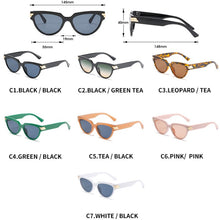 Load image into Gallery viewer, LeonLion 2023 Small Cat Eye Sunglasses Women Vintage  Brand Eyeglasses Women/Men Elegant Gradient Eyewear Female UV400