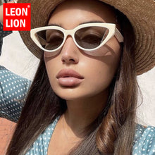 Load image into Gallery viewer, LeonLion 2023 Small Cateye Sunglasses Women Vintage  Eyewear Women/Men Designer Glasses Women Gafas De Sol UV400