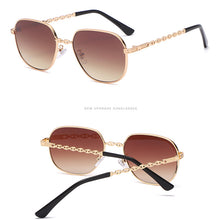 Load image into Gallery viewer, LeonLion 2023 Small Square Sunglasses Women Metal  Eyewear Women  Sun Glasses UV400 Mirror Gafas De Sol Mujer