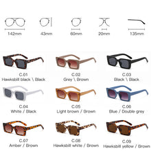 Load image into Gallery viewer, LeonLion 2023 Square Retro Sunglasses Women/Men  Eyewear Women  Glasses Women Mirror Gafas De Sol Mujer UV400