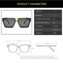 Load image into Gallery viewer, LeonLion 2023 Square Sunglasses Men Brand Designer Eyewear Men/Women Oversized Glasses Men Retro Gafas De Sol Para Hombre UV400