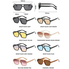 Load image into Gallery viewer, LeonLion 2023 Vintage Sunglasses Women Double Beam Glasses Women/Men  Brand Eyewear Women UV400 Gafas De Sol Hombre