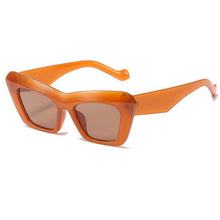 Load image into Gallery viewer, LeonLion Brand Sunglasses Trends 2023 Oversized Sunglasses Women Big Frame  Designer Orange Glasses Square Shades