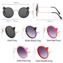 Carica l'immagine nel visualizzatore di Gallery, LeonLion Cat Eye Sunglasses Children Cute Children Sunglasses Vintage Glasses for Child Vintage Oculos De Sol Feminino
