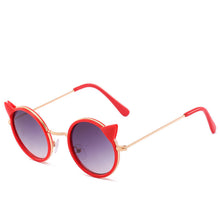 Carica l'immagine nel visualizzatore di Gallery, LeonLion Cat Eye Sunglasses Children Cute Children Sunglasses Vintage Glasses for Child Vintage Oculos De Sol Feminino