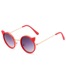 Carica l'immagine nel visualizzatore di Gallery, LeonLion Cat Eye Sunglasses Children Cute Children Sunglasses Vintage Glasses for Child Vintage Oculos De Sol Feminino
