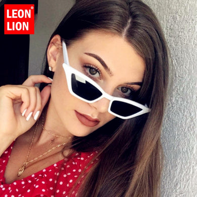 LeonLion Cateye Sunglasses Women Vintage Sun Glasses Women Brand Designer Eyeglass for Women/Men Small Oculos De Sol Feminino