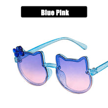 Load image into Gallery viewer, LeonLion Cute Cat Kids Sunglasses 2023 Eyeglasses Boys/Girls Bow Glasses Baby Lovely  Brand Lentes De Sol Mujer UV400