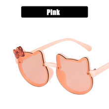 Load image into Gallery viewer, LeonLion Cute Cat Kids Sunglasses 2023 Eyeglasses Boys/Girls Bow Glasses Baby Lovely  Brand Lentes De Sol Mujer UV400