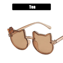 Load image into Gallery viewer, LeonLion Cute Cat Kids Sunglasses 2023 Eyeglasses Boys/Girls Bow Glasses Baby Lovely  Brand Lentes De Sol Mujer UV400