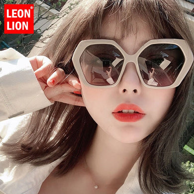 LeonLion Retro Sunglasses Women Oversized Glasses For Women/Men  Sunglasses Women Vintage Oculos De Sol Feminino
