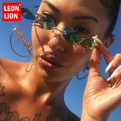 LeonLion Flame Sunglasses Women 2023   Sun Glasses For Women Retro Sunglasses Vintage Oculos De Sol Feminino