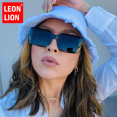 LeonLion  Square Sunglasses Women Rectangle Eyewear Shades Vintage Sun Glasses Female  Gafas De Sol Mujer