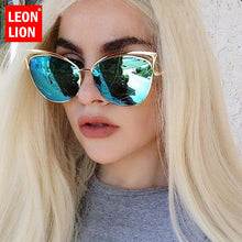 Load image into Gallery viewer, LeonLion  Women 2023 Sunglasses Women Vintage Metal  Cateye Glasses Retro Oculos De Sol Feminino