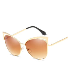 Load image into Gallery viewer, LeonLion  Women 2023 Sunglasses Women Vintage Metal  Cateye Glasses Retro Oculos De Sol Feminino